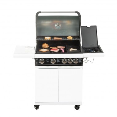 Barbecue au gaz CROSS BBQ Top Chef 4+1 blanc